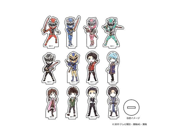 Kishiryu Sentai Ryusoulger: Acrylic Petit Stand Vol.01: (GraffArt) 1Box 12pcs
