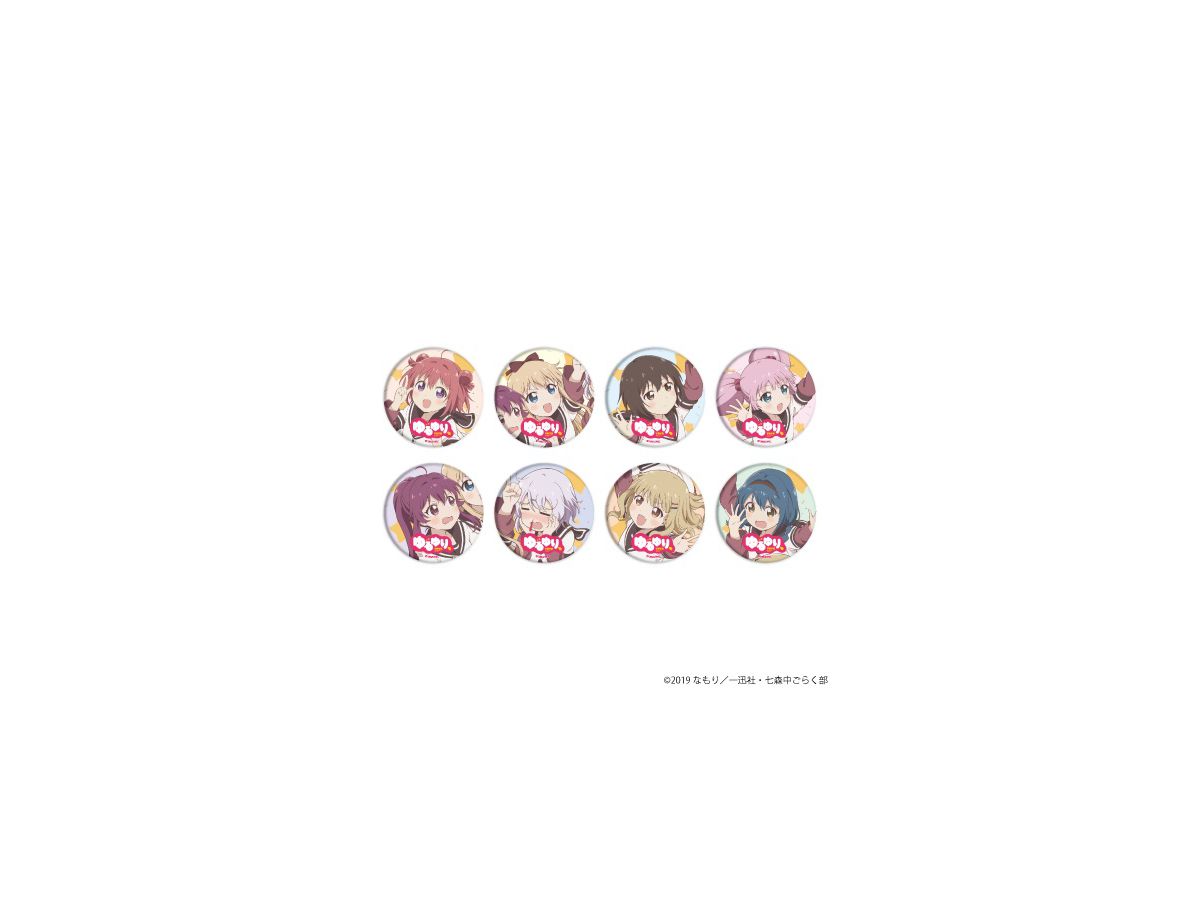 YuruYuri,: Can Badge Vol.01: 1Box 8pcs