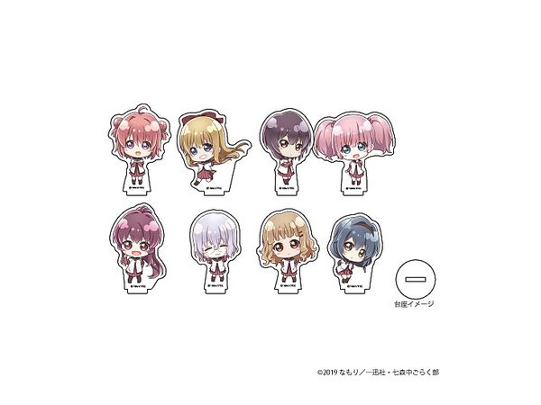 YuruYuri,: Acrylic Petit Stand Vol.01: (Mini Chara) 1Box 8pcs