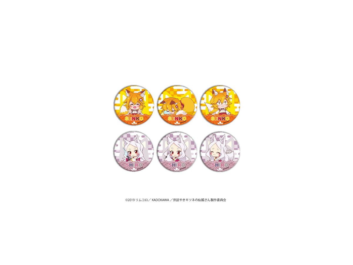 The Helpful Fox Senko-san: Can Badge Vol.03: (Mini Chara) 1Box (6pcs)