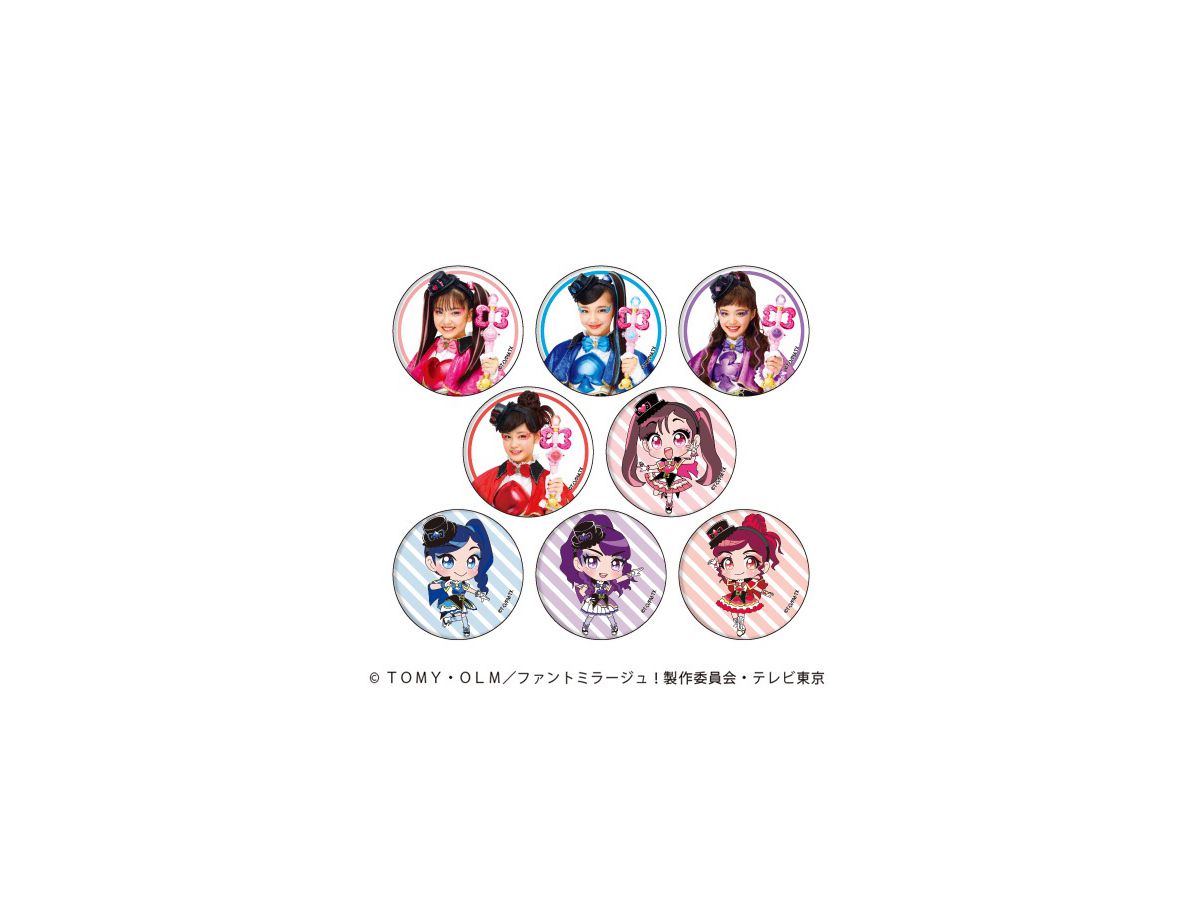Secret x Heroine Phantomirage!: Can Badge Vol.01: 1Box 8pcs