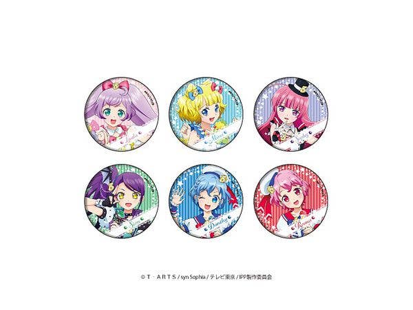 PriPara 5th Anniversary: Can Badge Vol.01: 1Box (6pcs)