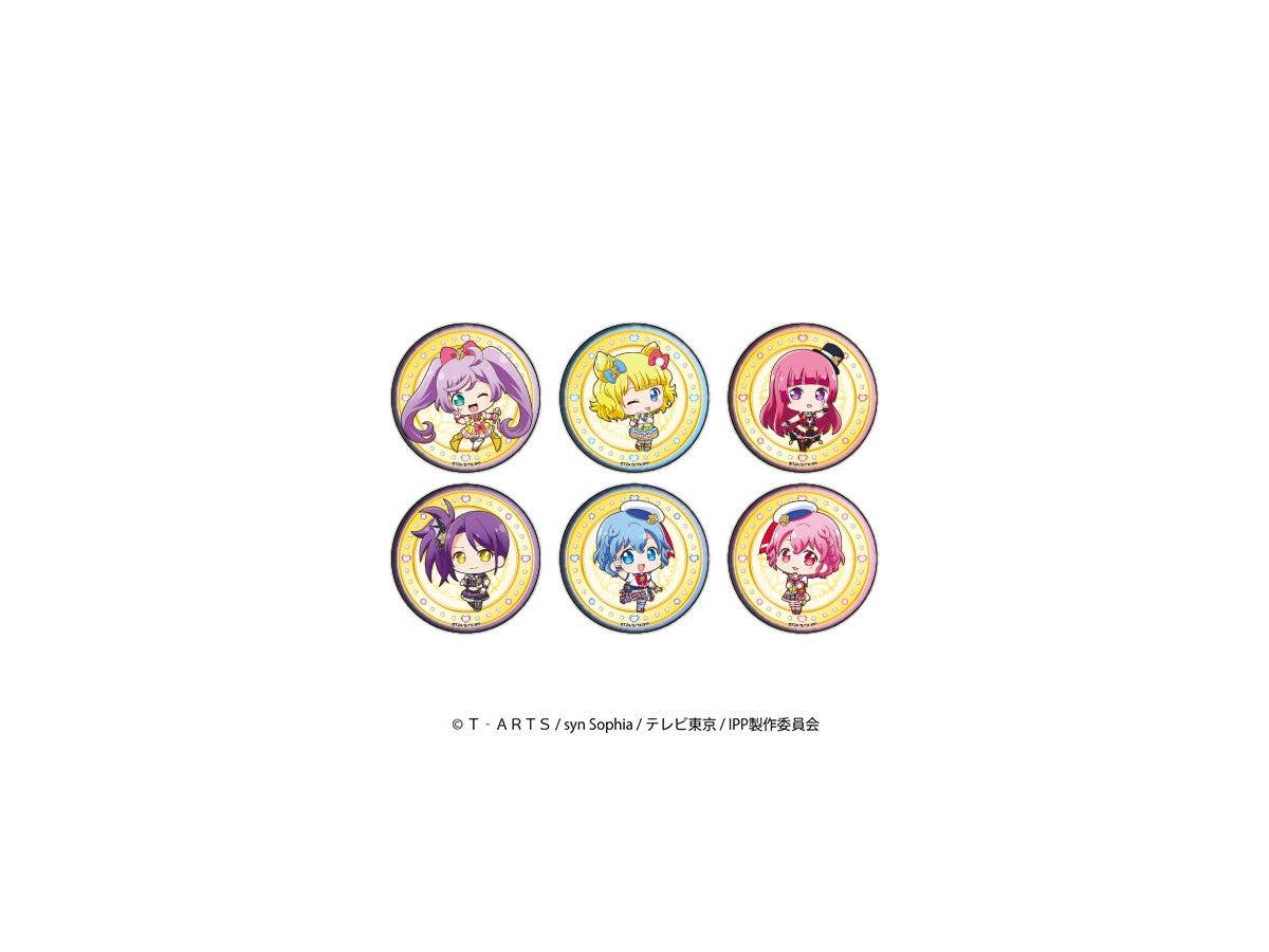 PriPara 5th Anniversary:Can Badge Vol.02: (Mini Chara) 1Box (6pcs)
