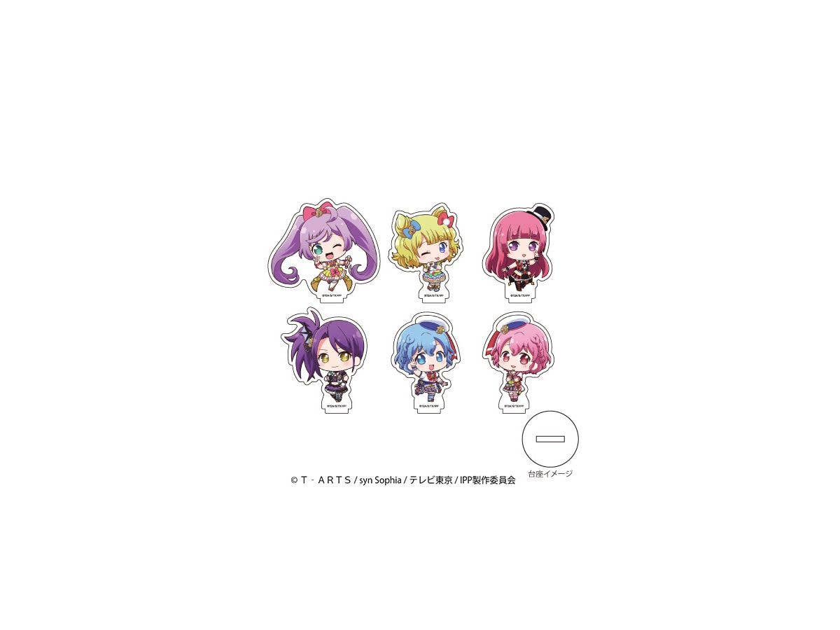 PriPara 5th Anniversary:Acrylic Petit Stand Vol.01: (Mini Chara) 1Box (6pcs)
