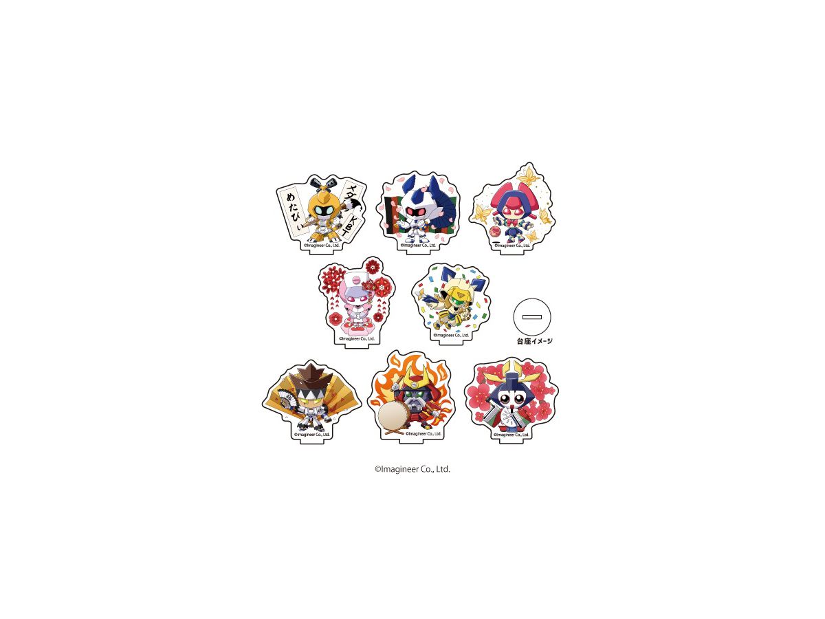 Medabots: Acrylic Petit Stand Vol.03: Japanese Style Ver. (Mini Chara) 1Box (8pcs)