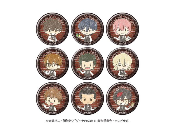 Ace of Diamond Act II: Can Badge Vol.11: (GraffArt Mini) 1Box 9pcs