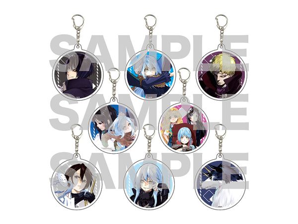 Acrylic Key Chain That Time I Got Reincarnated as a Slime 01 Official Illustration 1Box 8pcs
