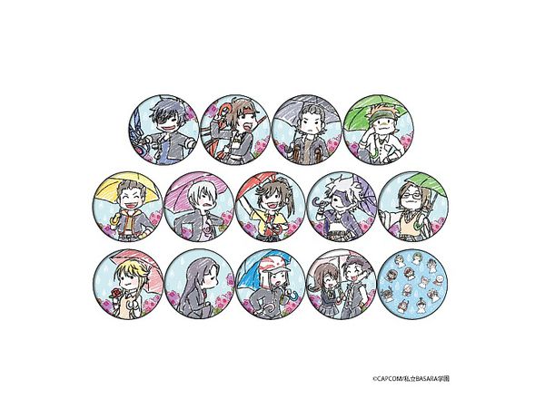Gakuen Basara: Can Badge Vol.05: Rainy Season Ver. (GraffArt): 1Box (14pcs)