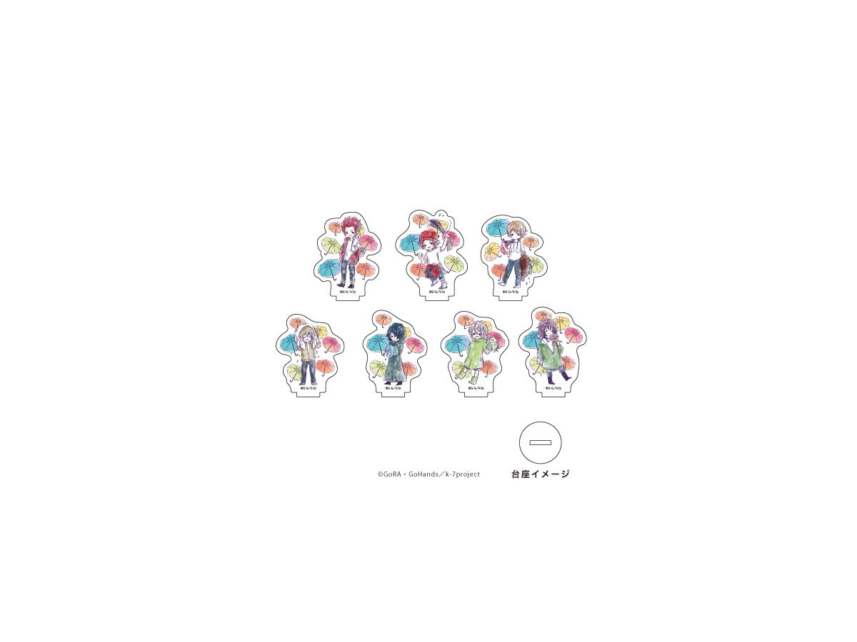 K: Seven Stories: Acrylic Petit Stand Vol.05: Rainy Season Ver. Homura & Jungle (GraffArt) 1Box (7pcs)