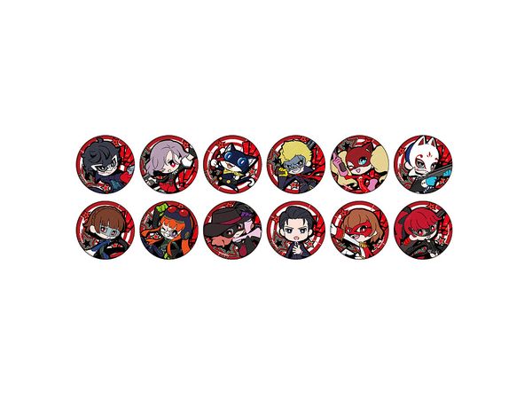 Can Badge Persona 5 Tactica 01 Graffiti Illustration 1Box 12pcs
