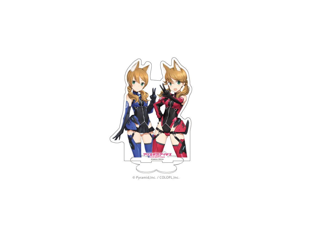 Alice Gear Aegis: Big Chara Acrylic Figure 04 2nd Anniversary Illustration Design