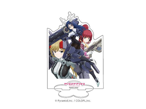 Alice Gear Aegis: Big Chara Acrylic Figure 06 2nd Anniversary Illustration Design