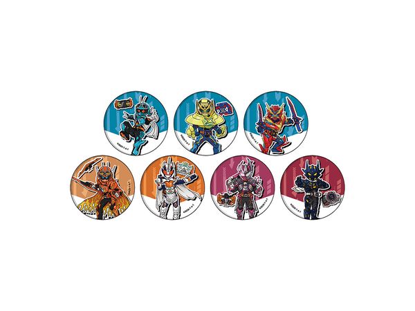 Can Badge Kamen Rider Gotchard 01 Graphic Art Illustration 1Box 7pcs