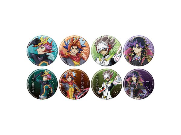Can Badge Yu-Gi-Oh Vrains 09 Original Illustration 1Box 8pcs
