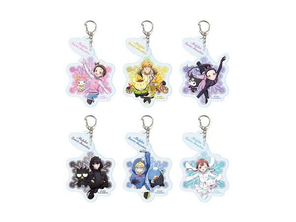 Medalist x Sanrio Characters: Acrylic Keychain with Parts 01 Collaboration Illustration 1 Box 6pcs