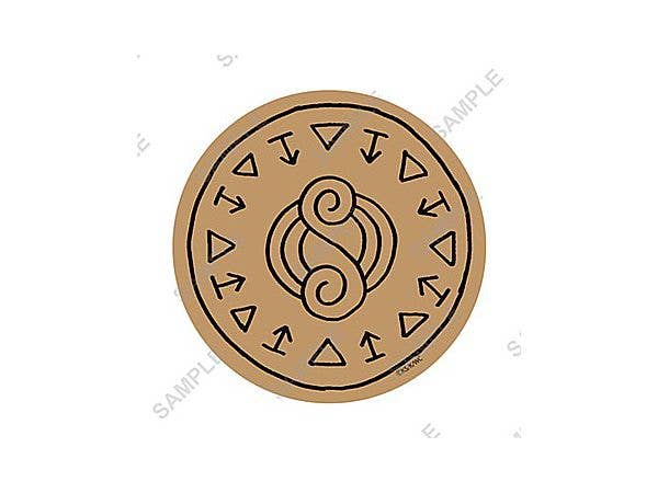 Witch Hat Atelier: Cork Coaster 01 The Magic Circle of Flying Shoes (Official Illustration)