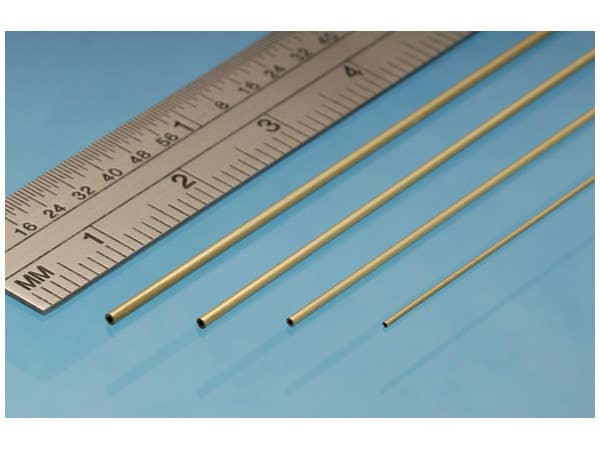 Brass Micro Tube 2.0 mm x 1.8 mm i.d. x 305mm (3pcs)