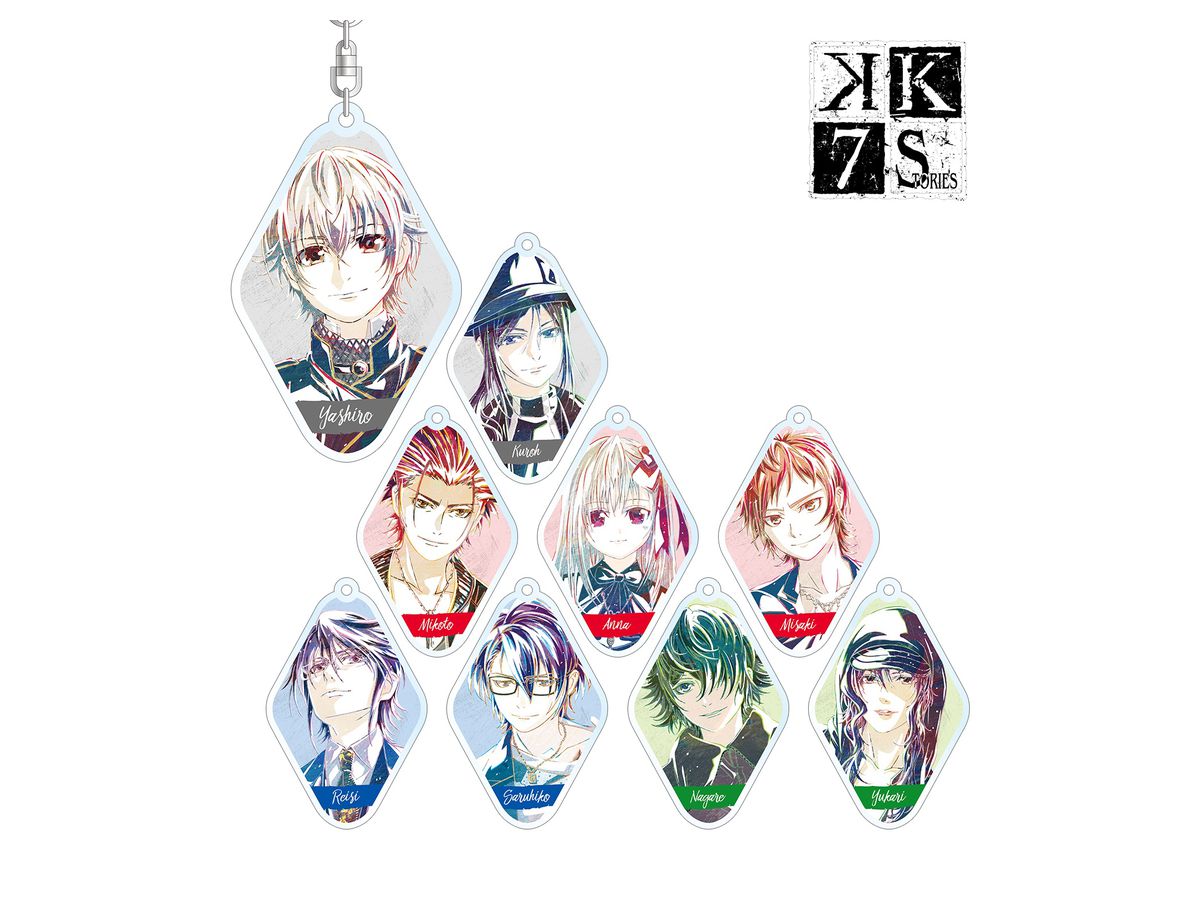 K: Seven Stories: Trading Ani-Art Acrylic Keychain 1Box (9pcs)