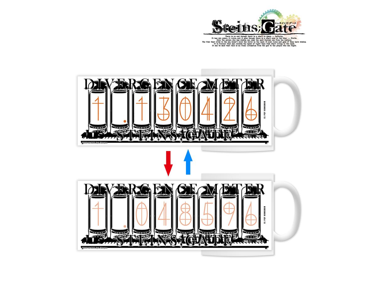Steins;Gate: Divergence Meter Changing Mug
