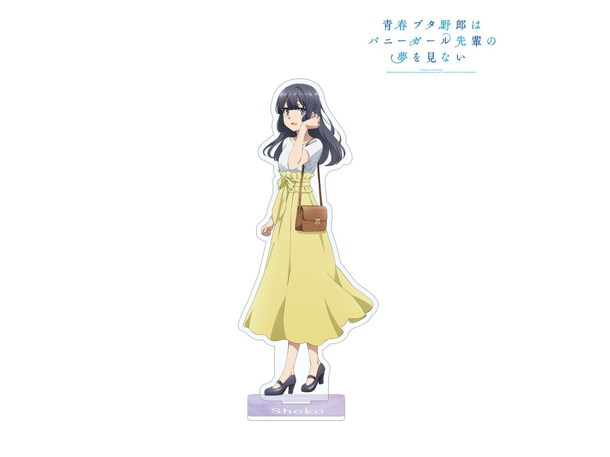 Rascal Does Not Dream of Bunny Girl Senpai: Newly Drawn Illustration Shoko Makinohara Acrylic Stand