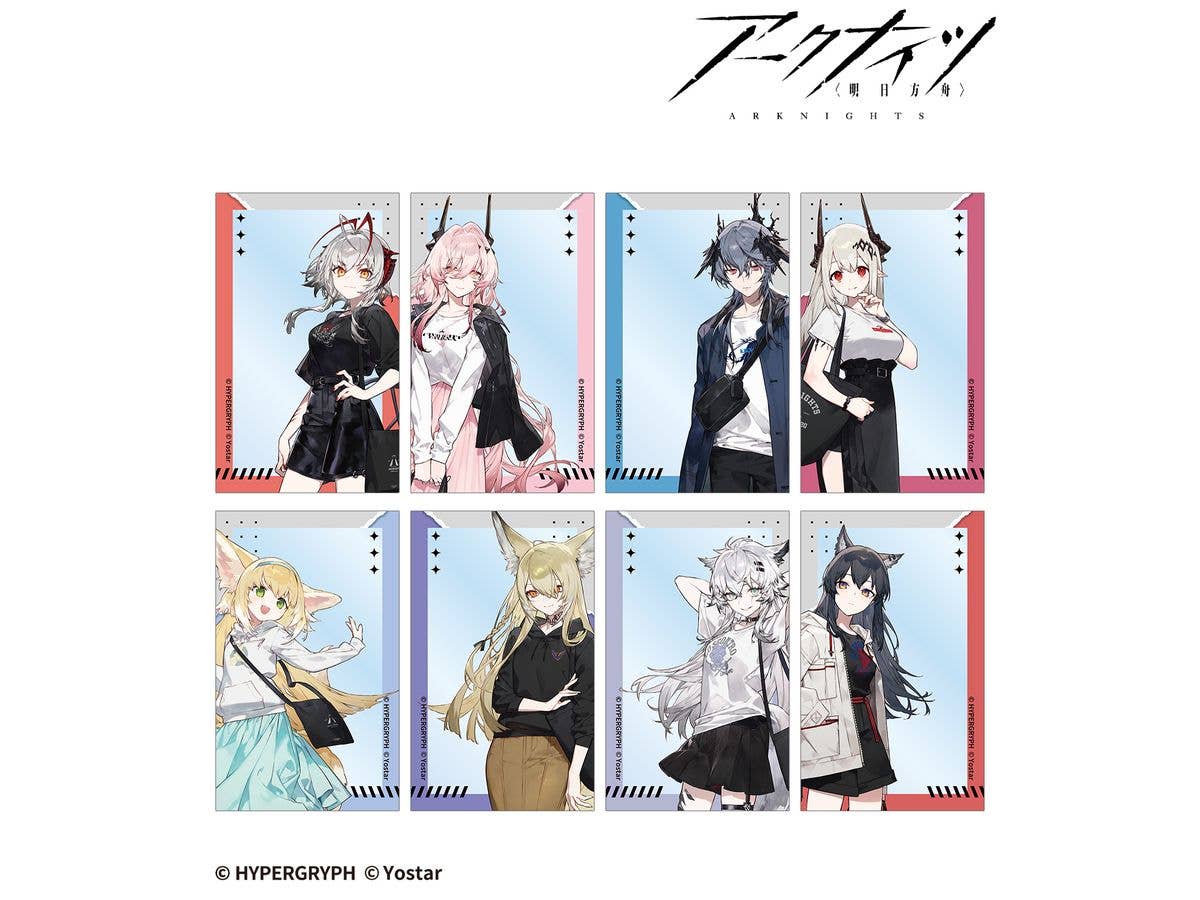Arknights: Shopping Ver. Trading Compact Clear Cards (1 Box, 8 Cards)