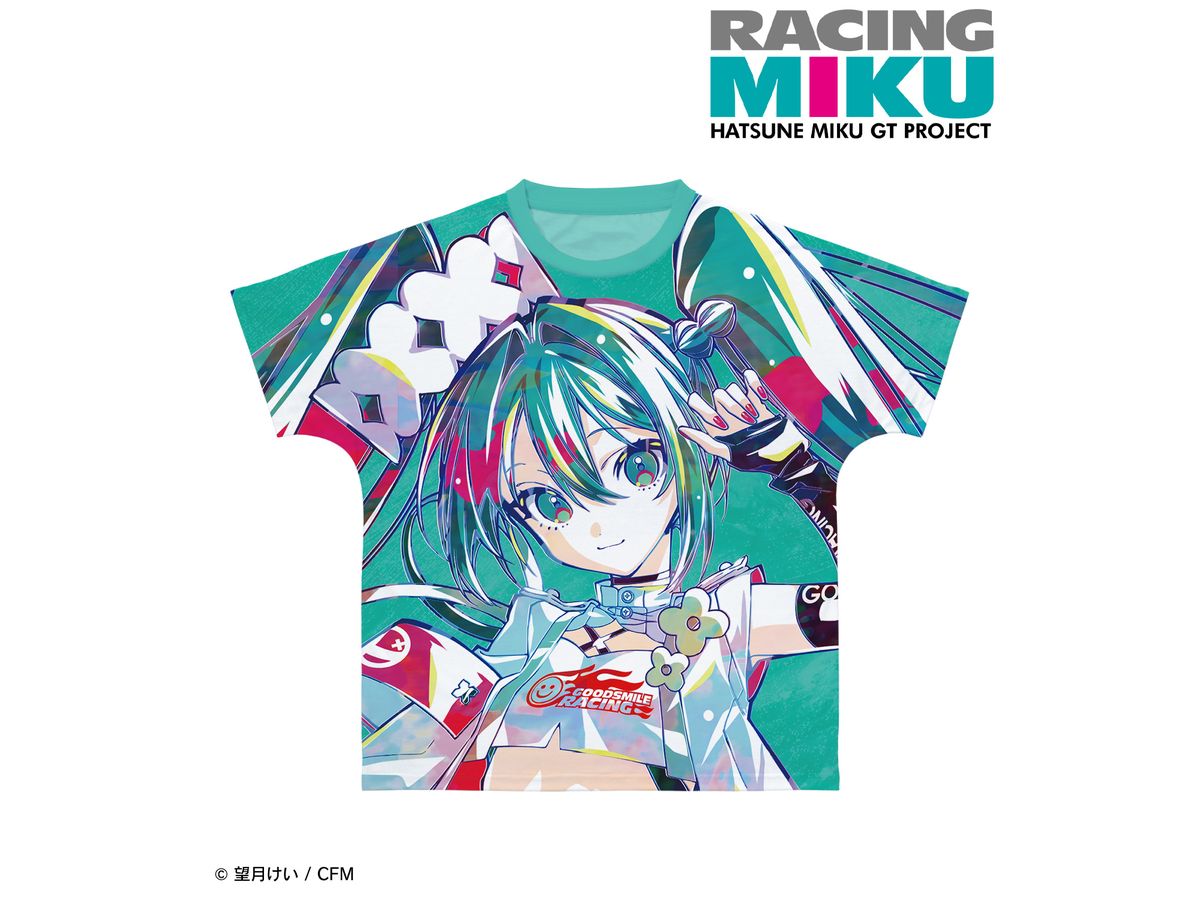 Hatsune Miku Gt Project: Racing Miku 2025Ver. Ani-Art Full Graphic T-Shirt Ver.A Unisex (Size / Xs)