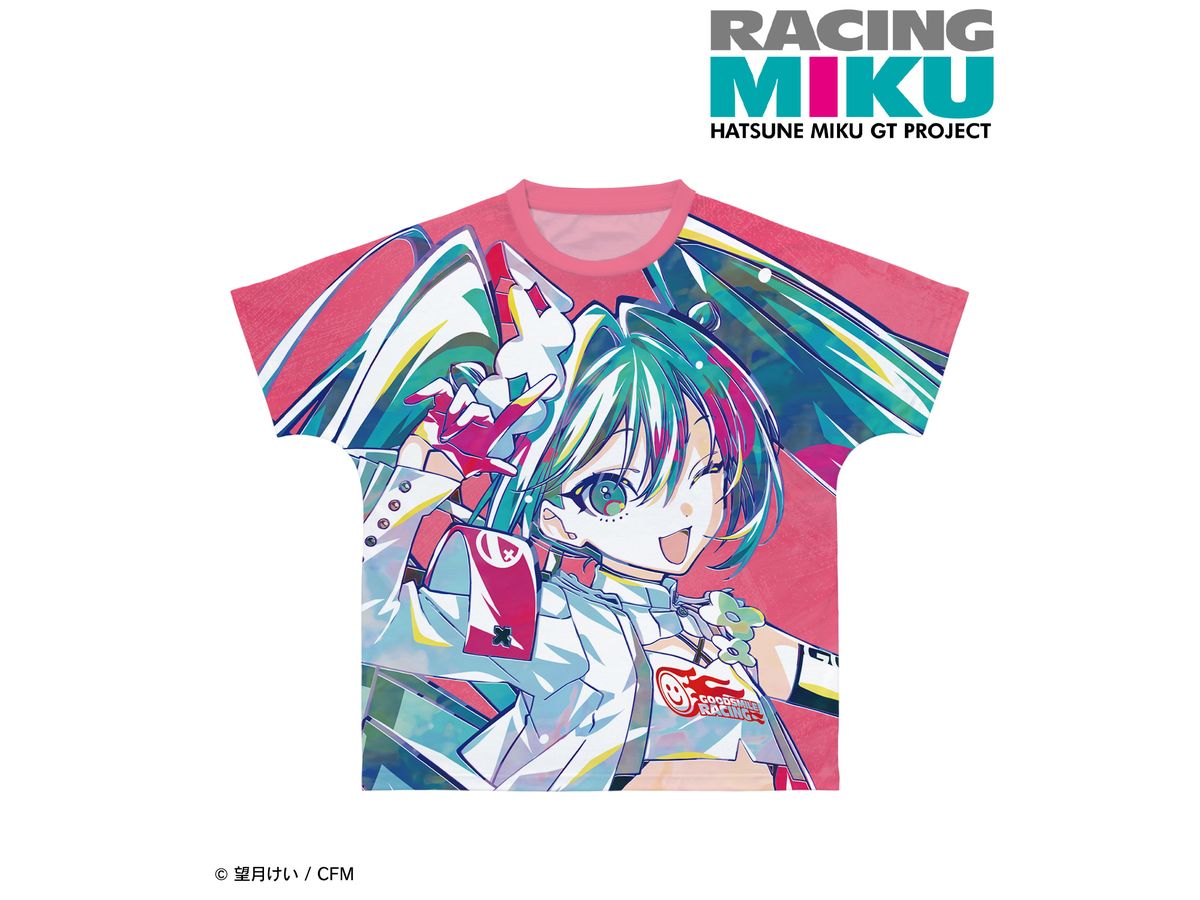 Hatsune Miku Gt Project: Racing Miku 2025Ver. Ani-Art Full Graphic T-Shirt Ver.B Unisex (Size / Xl)