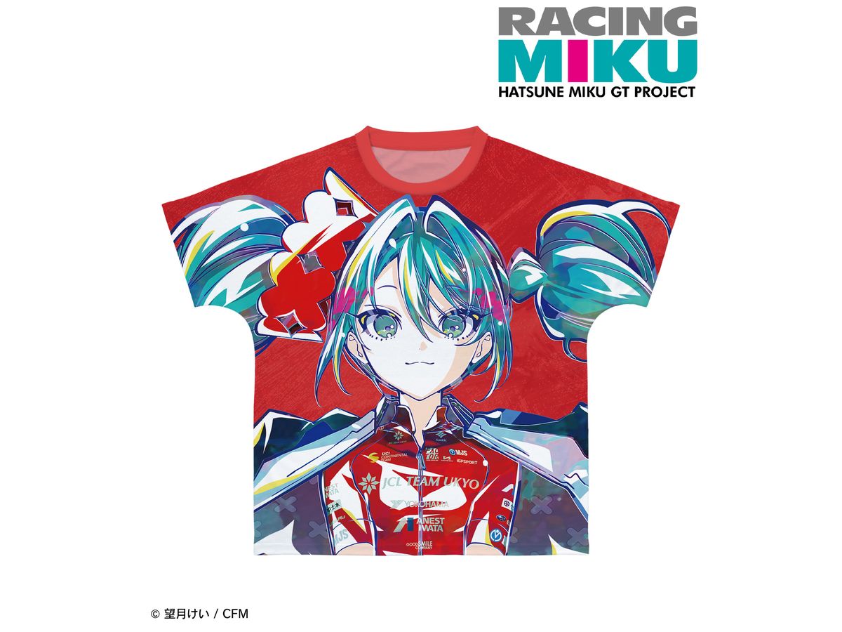Hatsune Miku Gt Project: Racing Miku 2025Ver. Ani-Art Full Graphic T-Shirt Ver.C Unisex (Size / M)
