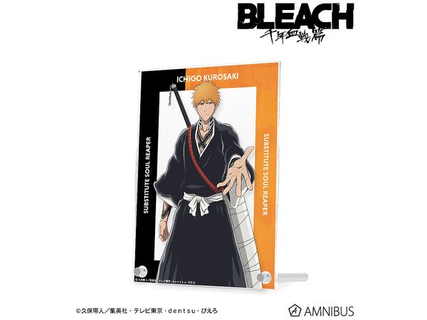 Bleach Millennium Blood War: Original Illustration Ichigo Kurosaki After The Battle Ver. Double Acrylic Panel