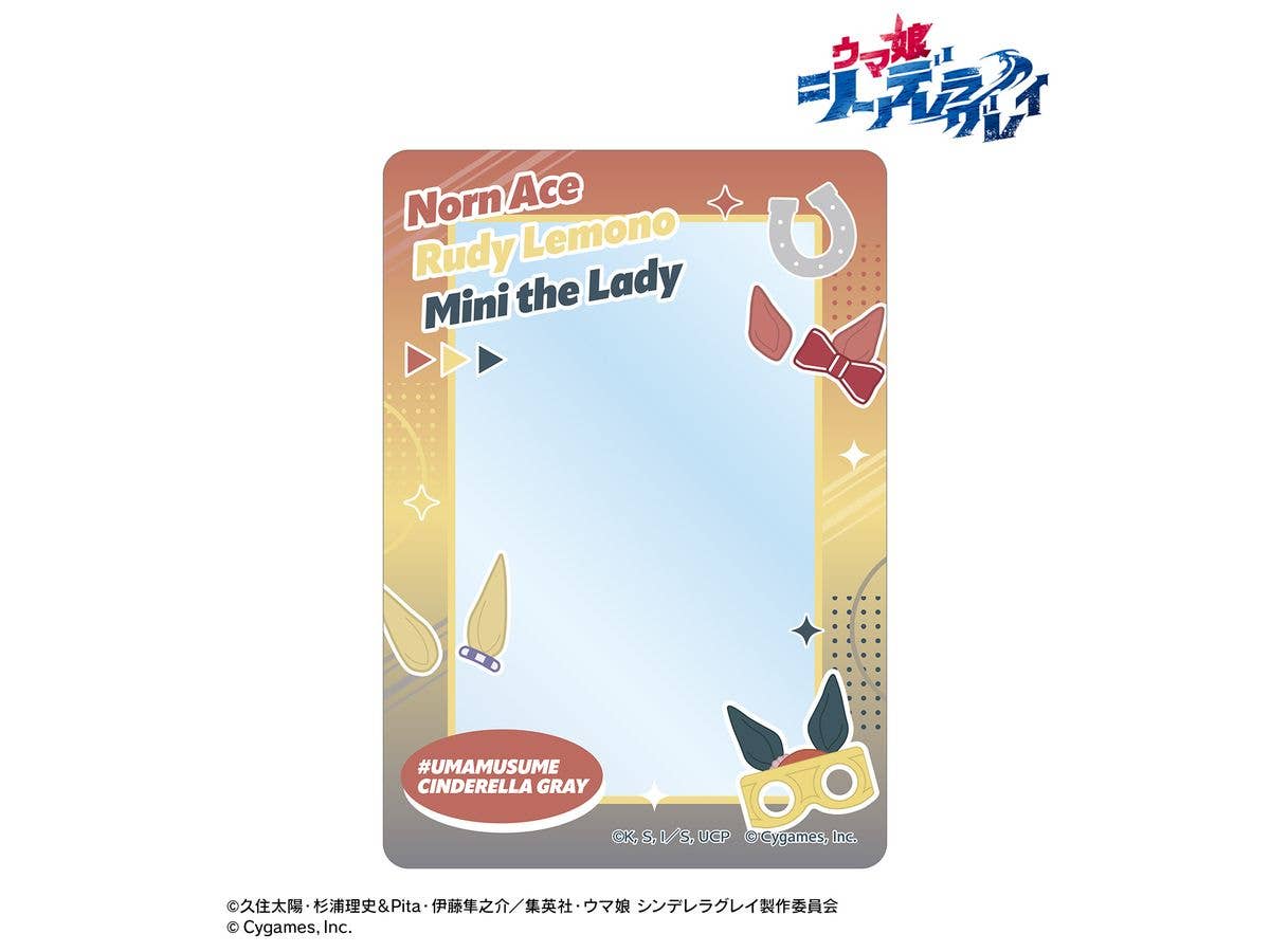 Anime Uma Musume Cinderella Gray: Norn Ace, Rudy Lemono, and Mini the Lady B8 Hard Case