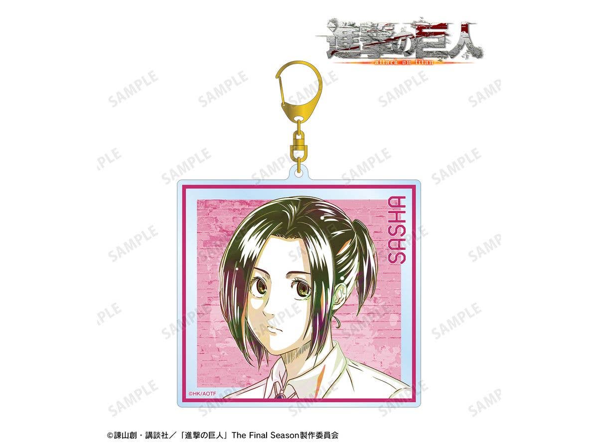 Tv Anime Attack On Titan: Sasha Ani-Art 4th Edition Big Acrylic Keychain