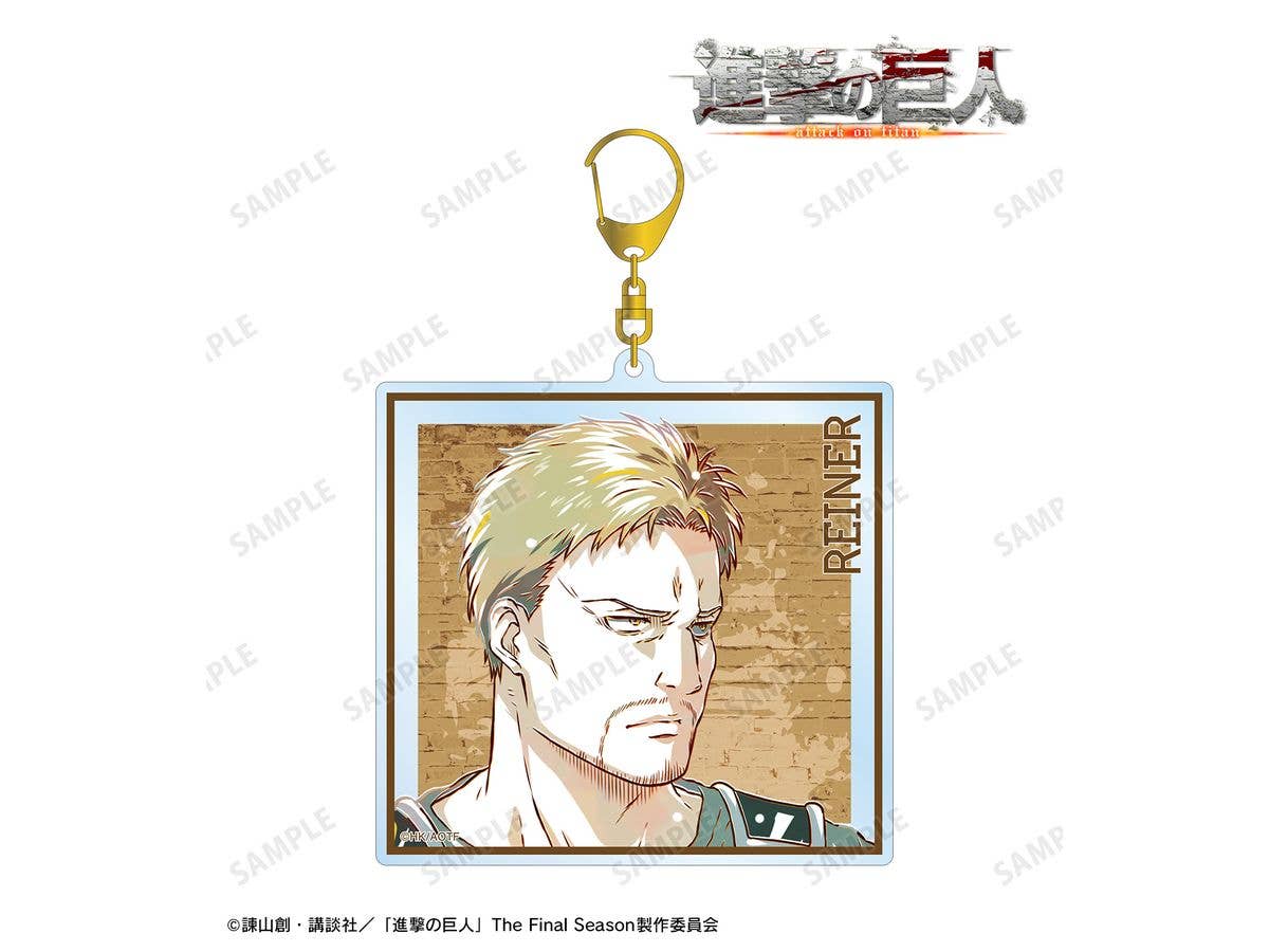 Tv Anime Attack On Titan: Reiner Ani-Art 4th Edition Big Acrylic Keychain