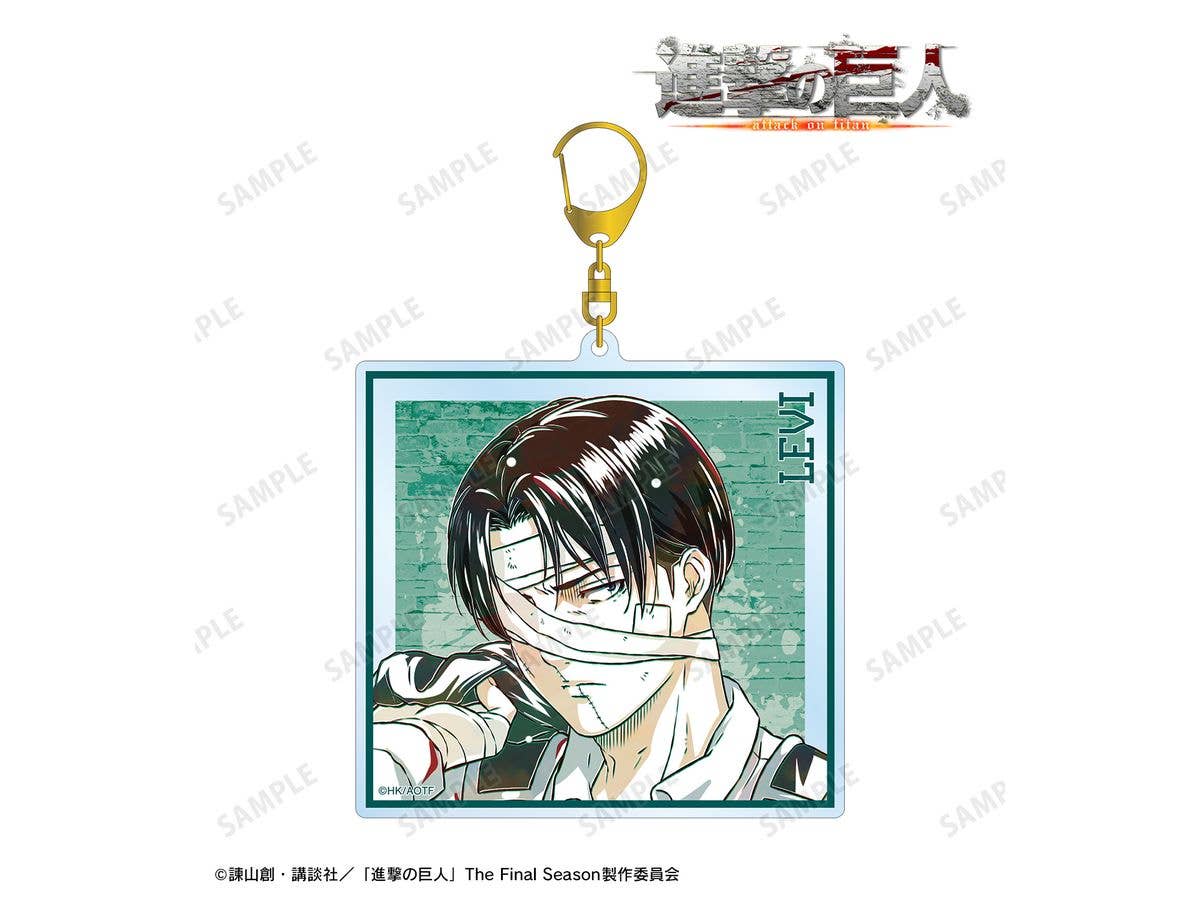 Tv Anime Attack On Titan: Levi Ani-Art 4th Edition Big Acrylic Keychain