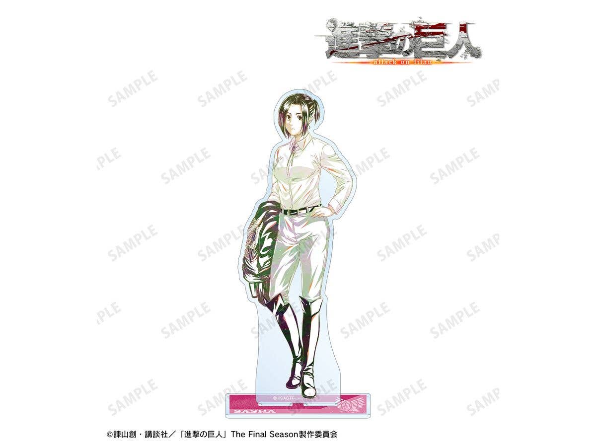 Tv Anime Attack On Titan: Sasha Ani-Art 4th Edition Big Acrylic Stand