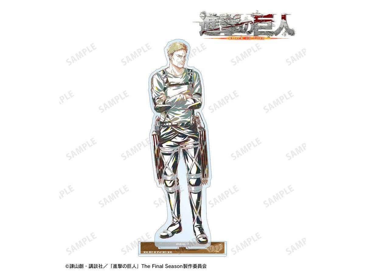 Tv Anime Attack On Titan: Reiner Ani-Art 4th Edition Big Acrylic Stand