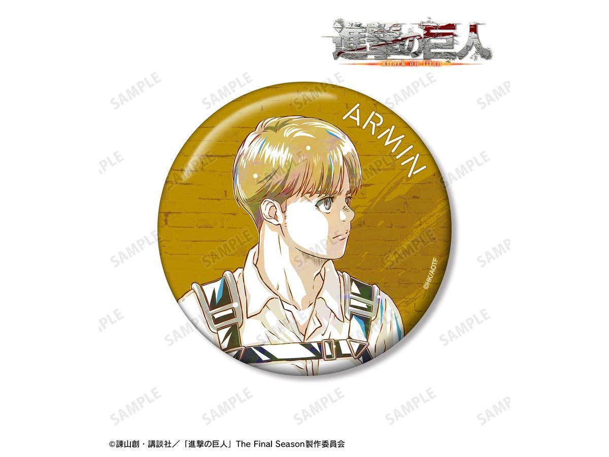 Tv Anime Attack On Titan: Armin Ani-Art 4th Edition 100mm Can Badge