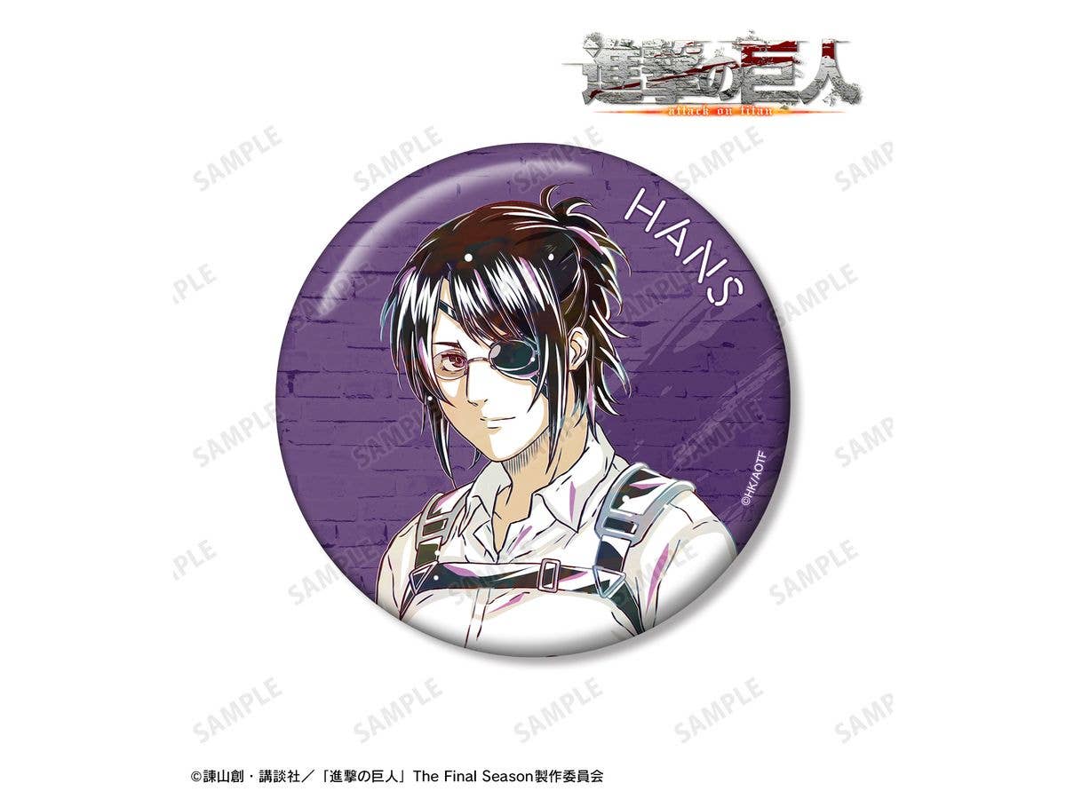 Tv Anime Attack On Titan: Hange Ani-Art 4th Edition 100mm Can Badge