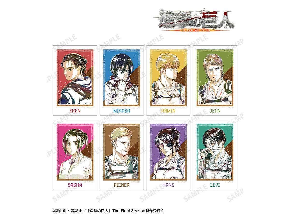 Tv Anime Attack On Titan: Trading Ani-Art 4th Series Illustration Cards 1Box 8Pcs