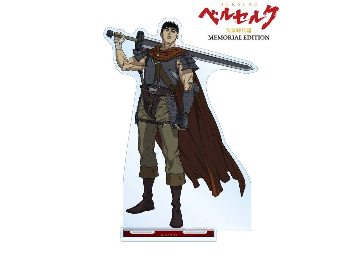 Anime Berserk Golden Age Arc MEMORIAL EDITION: Guts BIG Acrylic Stand