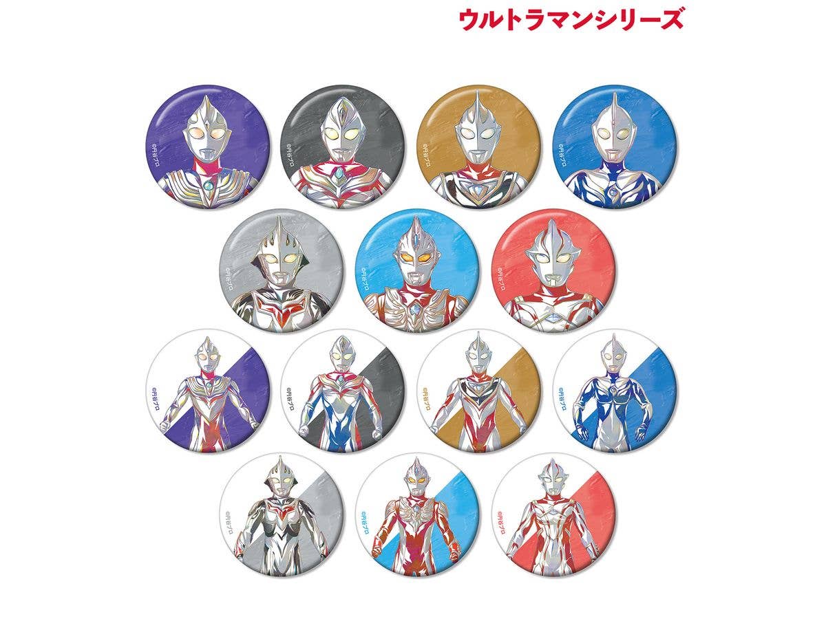 Ultraman Series: Trading Ani-Art Badges, 1 Box (14 Pcs)