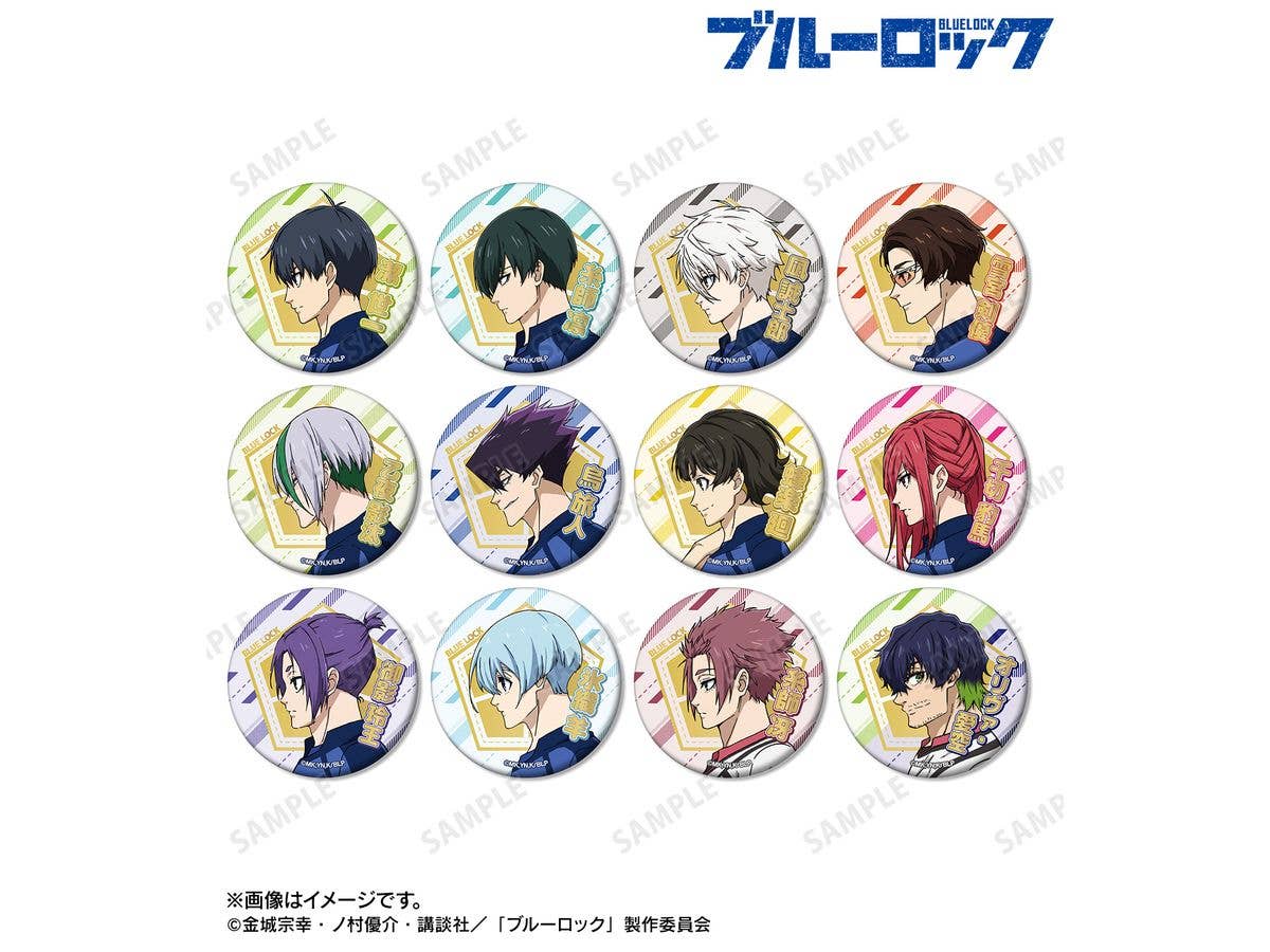 Tv Anime BLUE LOCK: Trading Jewelry Matte Badge 1Box 12Pcs