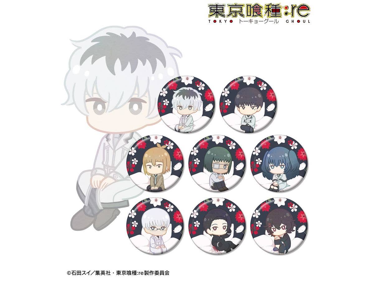 Tokyo Ghoul:Re Trading Botania Can Badges (1 Box, 8 Pieces)