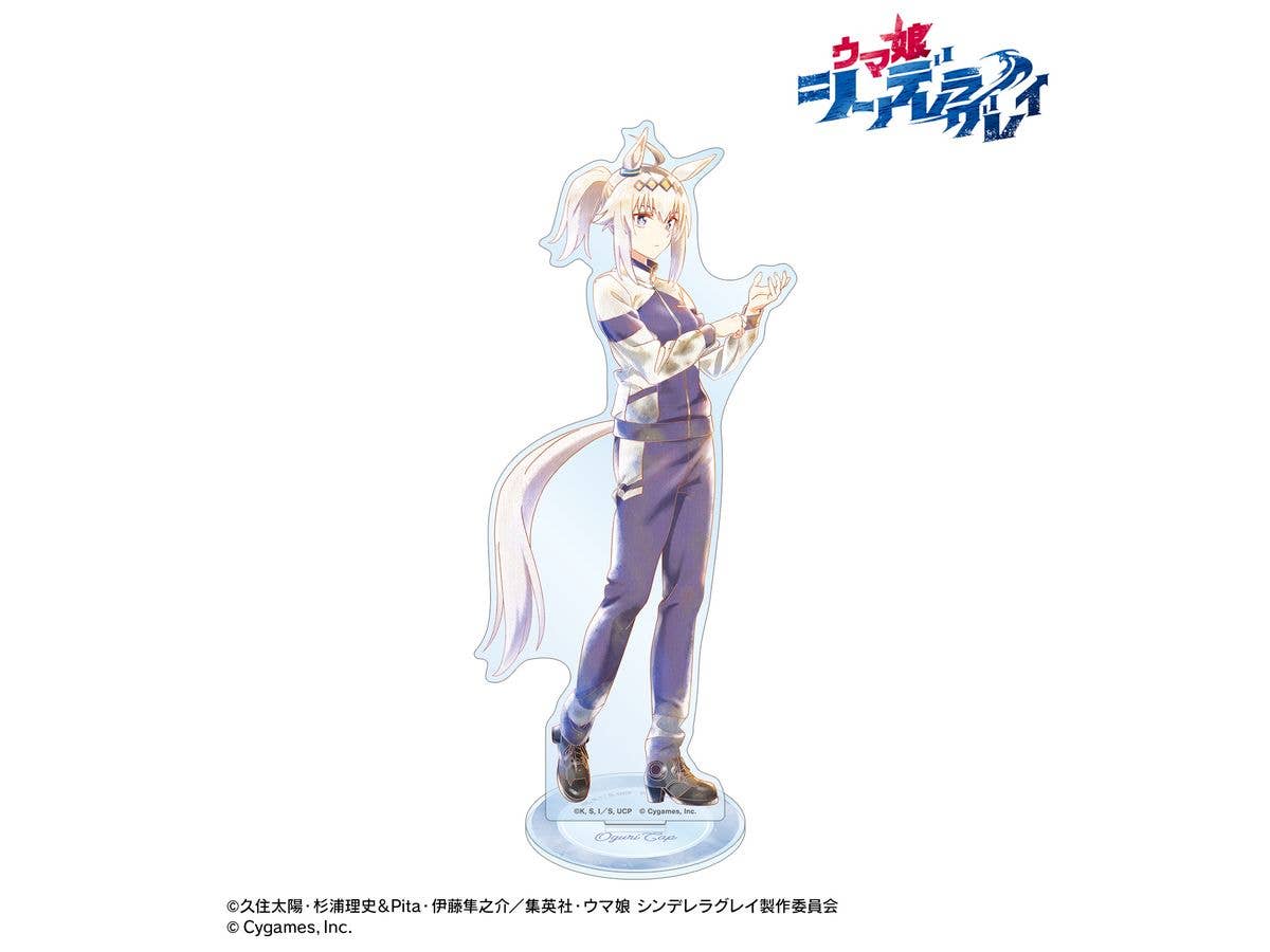 Anime Uma Musume Cinderella Gray: Oguri Cap Ani-Art Aqua Label Big Acrylic Stand