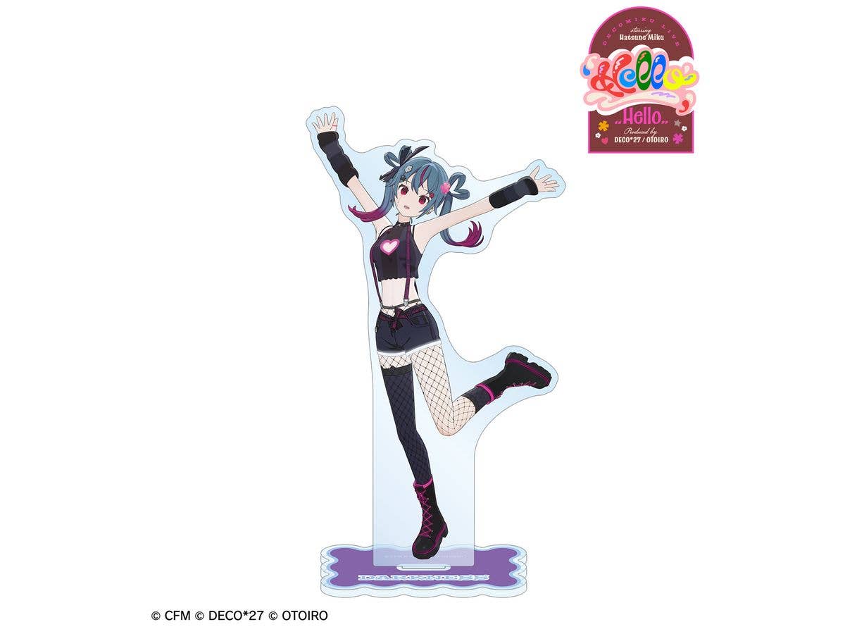 DECOMIKU LIVE starring Hatsune Miku Hello Produced by DECO27 / OTOIRO: DECOMIKU (Darkness) Big Acrylic Stand