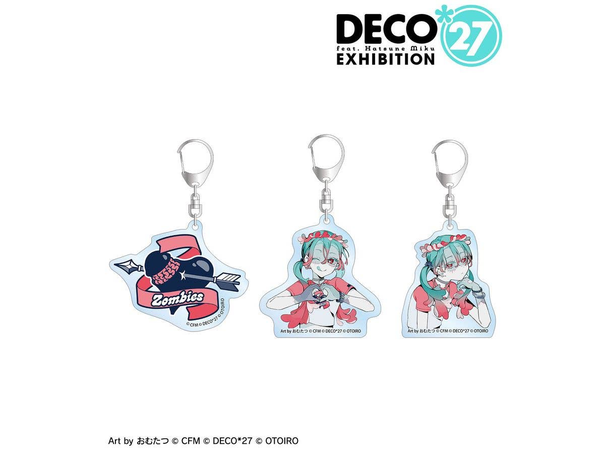DECO27 feat. Hatsune Miku EXHIBITION Produced by DECO27 / OTOIRO: Zombie Acrylic Keychain Set of 3