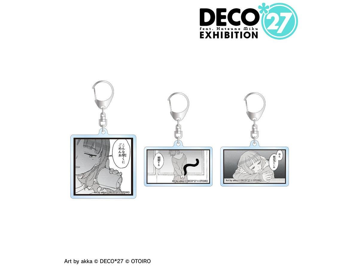 DECO27 feat. Hatsune Miku EXHIBITION Produced by DECO27 / OTOIRO: Otome Kaibou Acrylic Keychain Set of 3
