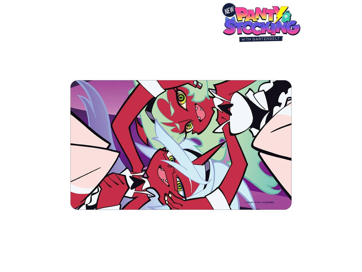 New Panty & Stocking With Garterbelt: Scanty & Knee Socks Scene Multi-Purpose Desk Mat
