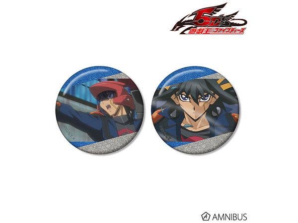 Yu-Gi-Oh! 5D's: Yusei Fudo Scene Glitter Can Badge 2pcs Set