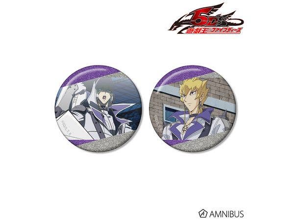 Yu-Gi-Oh! 5D's: Jack Atlas Scene Glitter Can Badge 2pcs Set