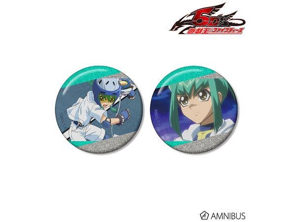 Yu-Gi-Oh! 5D's: Leo Scene Glitter Can Badge 2pcs Set